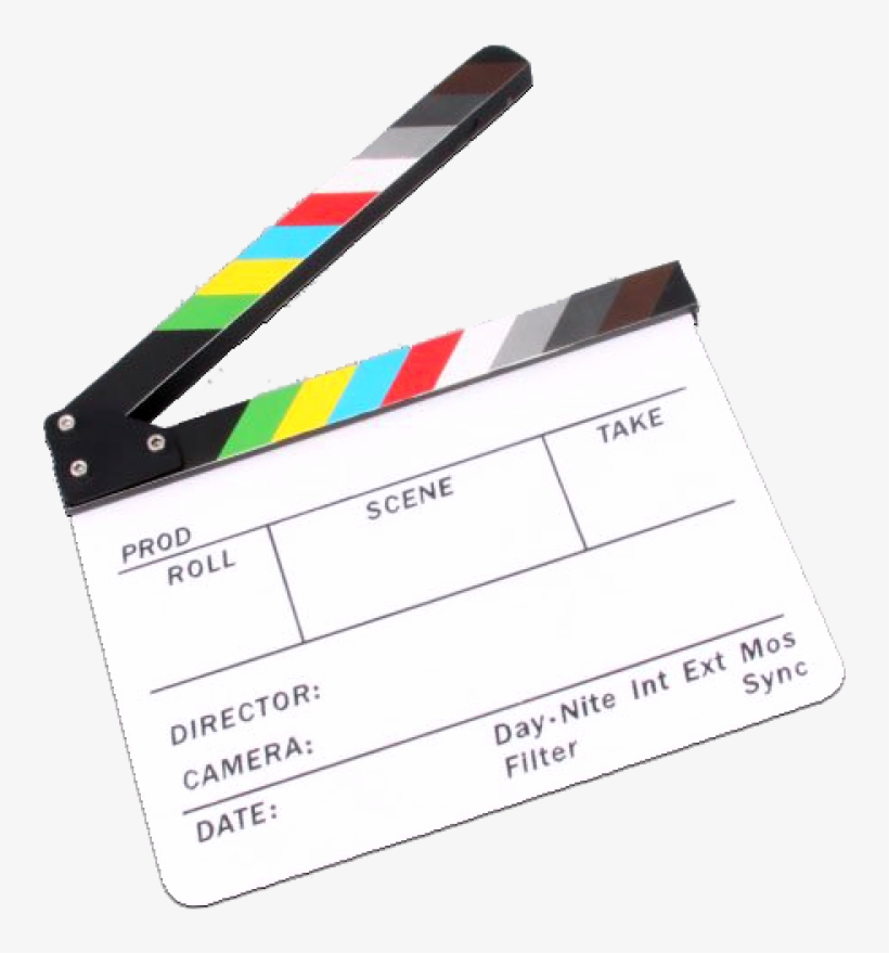 Slateboard Colored-800x800 - Pizarra De Director De Cine, transparent png