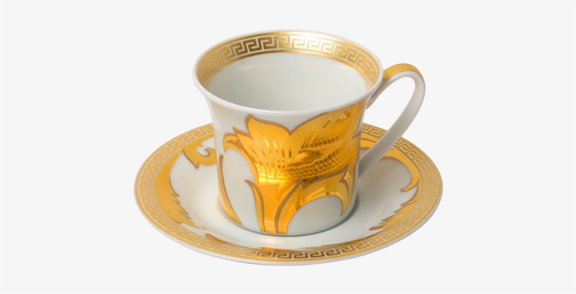 Taza Y Plato De Café Versace 10 Cl - Tasses A Cafe Versace, transparent png