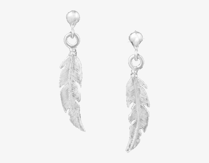 40% Off The Ozark Whisper Silver Feathers - Earrings, transparent png