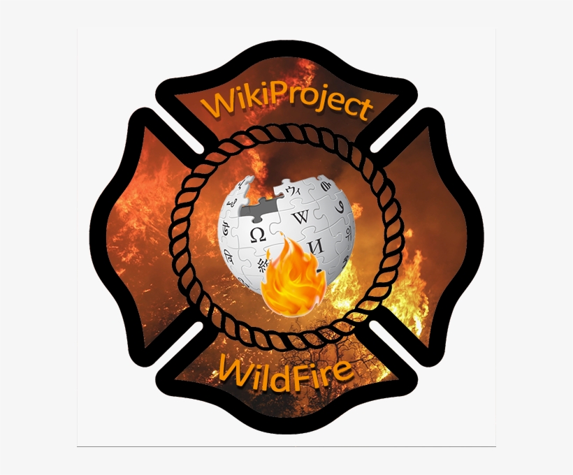 Wikiprojectwildfirelogo - Maltese Cross And Star Of Life, transparent png