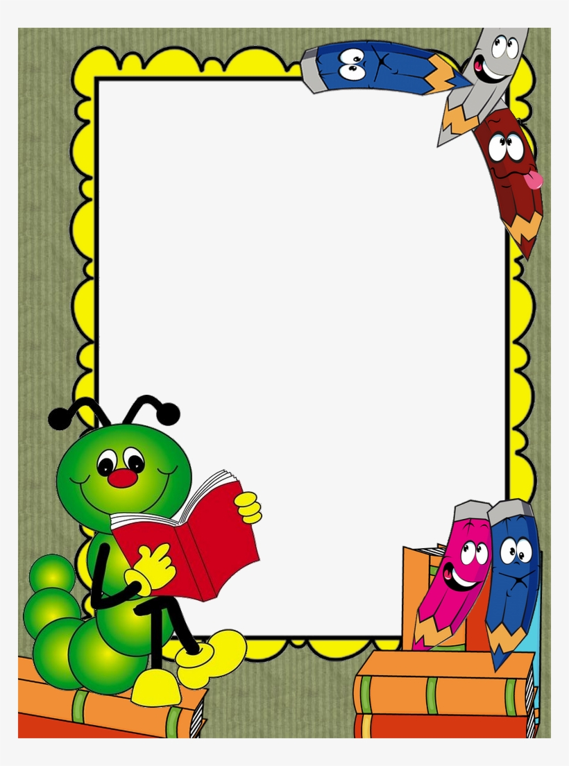 Borders For Paper, Borders And Frames, School Border, - Marcos De Fotos De Regreso A Clases, transparent png