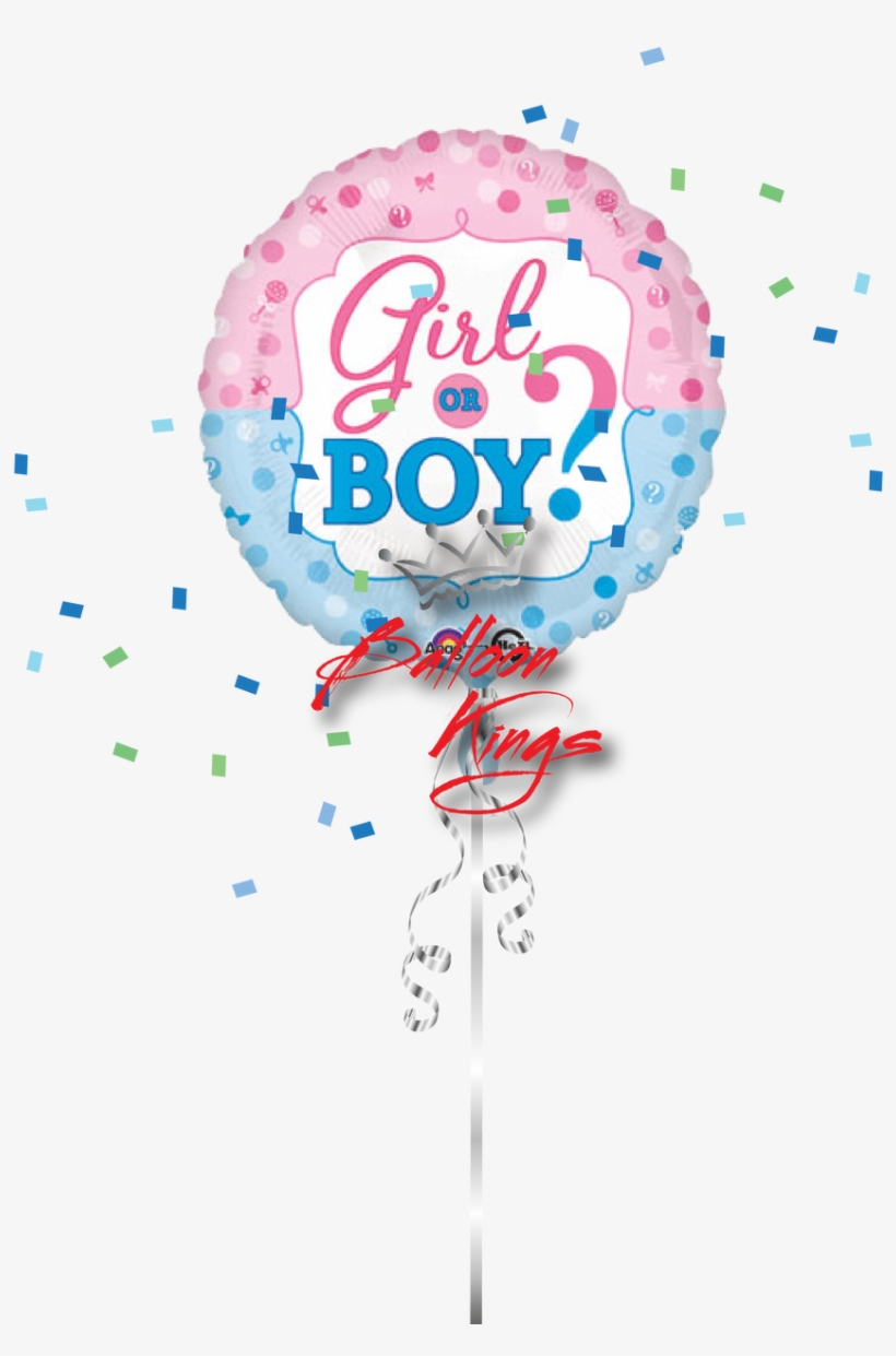 Gender Reveal Boy Or Girl - Boy Or Girl Gender Reveal Balloon, transparent png