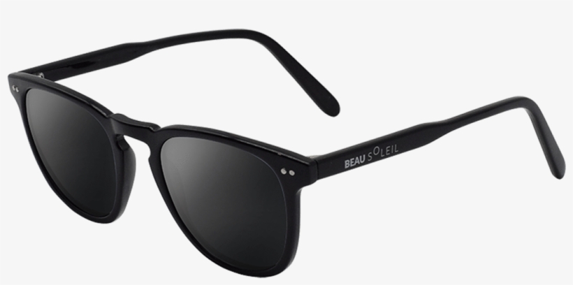 Sunglasses Anti Uv Basel Black Beausoleil - Sunglasses, transparent png