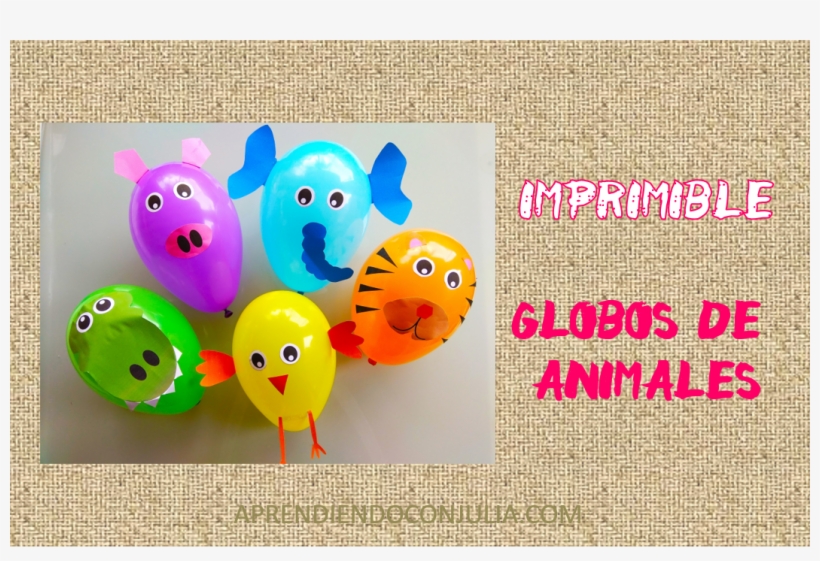 Globos De Animales - Egg Decorating, transparent png