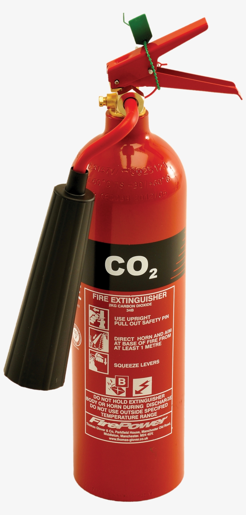 Co2 4.5 Kg Fire Extinguisher, transparent png