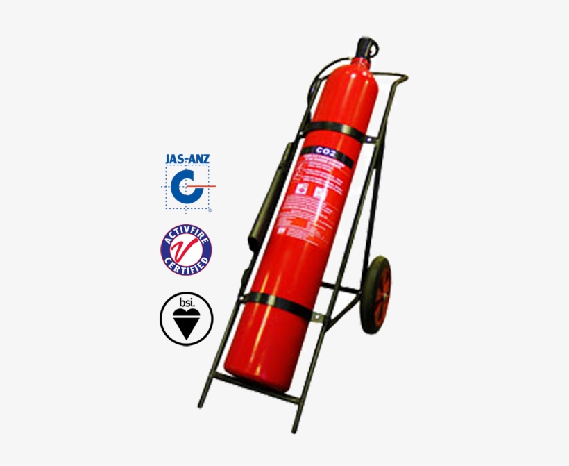 45kg Mobile Co2 Fire Extinguisher - Joint Accreditation System Of Australia And New Zealand, transparent png