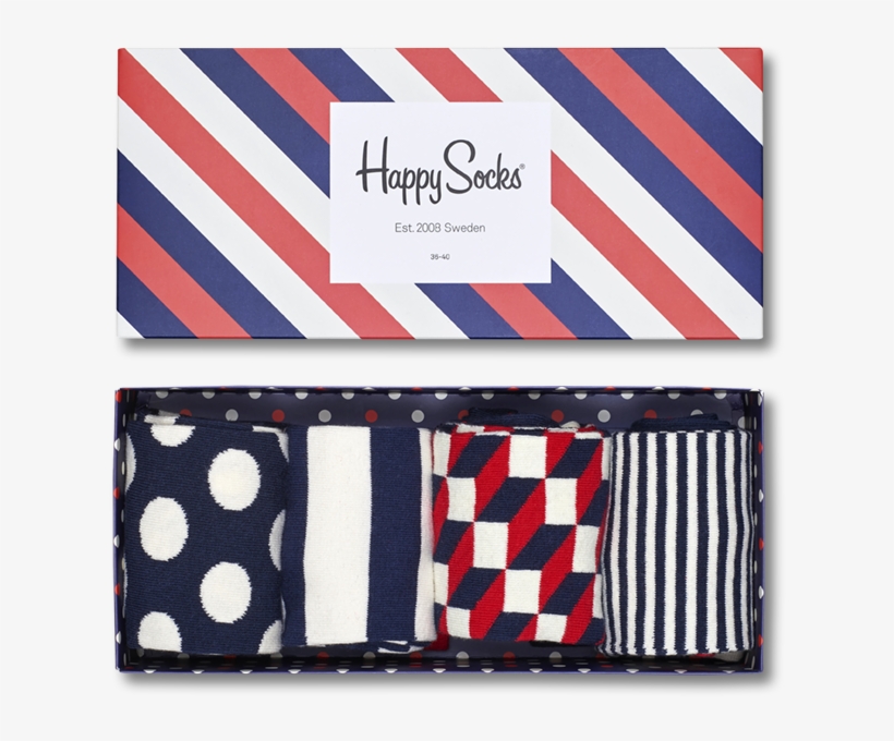 Stripe Socks Gift Box - Happy Socks Box, transparent png