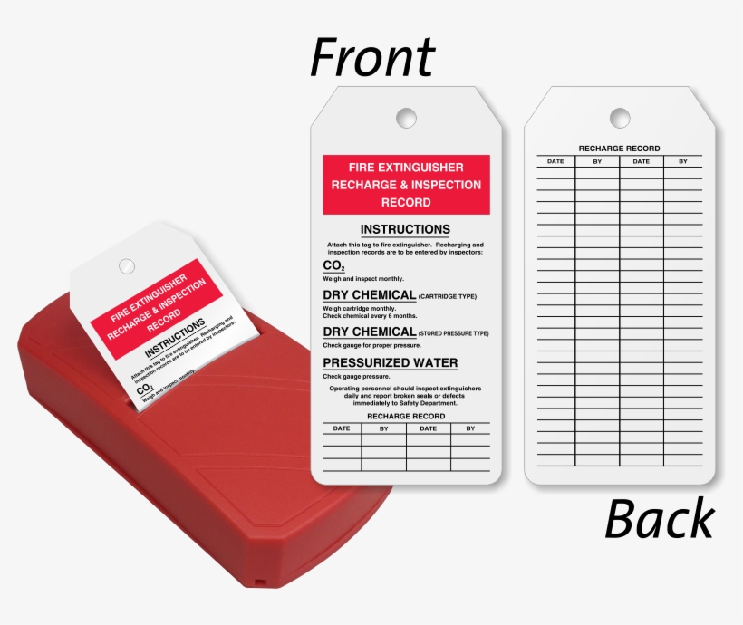 Zoom, Price, Buy - Fire Extinguisher Refilling Tag, transparent png