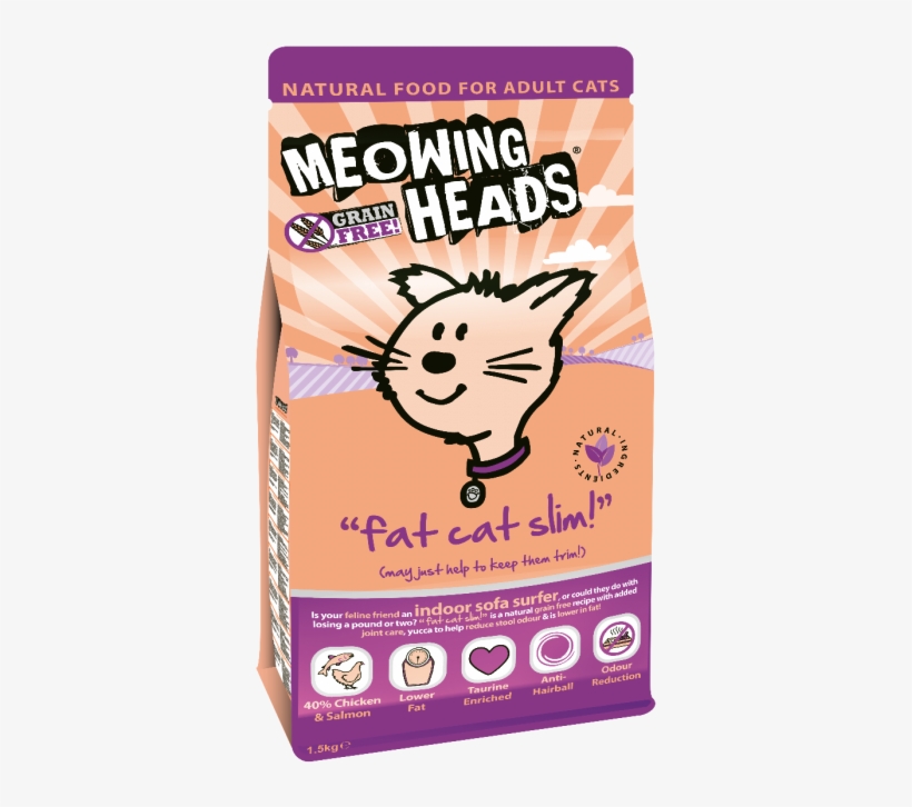 Fat Cat Slim - Meowing Heads Gone Fishing, transparent png