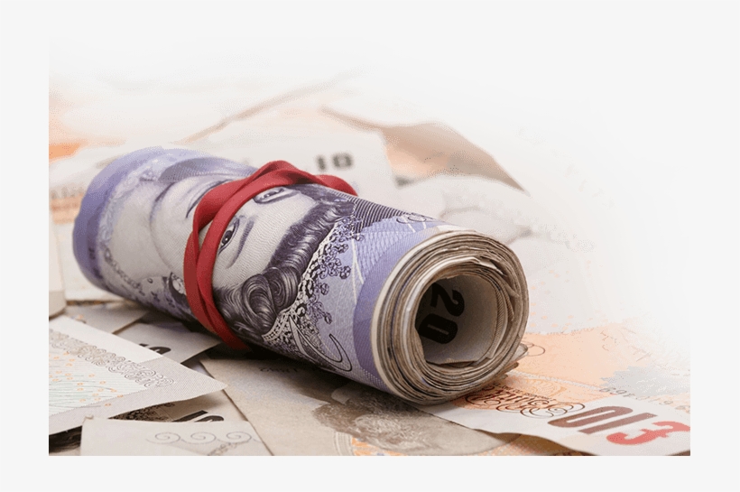 Moneyroll Ipad Landscape - English Pound Notes, transparent png