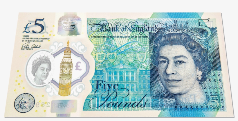 Check Your Change - 5 Pound Banknote, transparent png