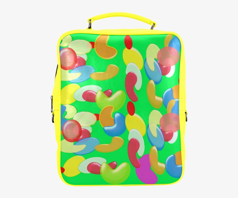 Jellybeans Green Square Backpack - Briefcase, transparent png
