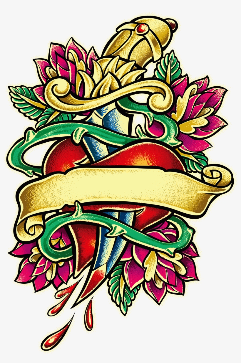 Rose Vector Fragrance Tattoo Png Download Free Clipart - Clip Art, transparent png