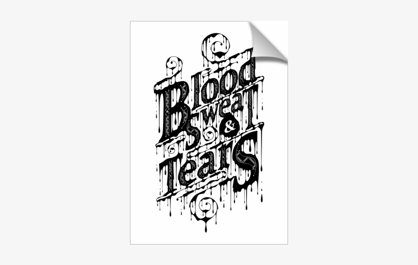 Blood, Sweat, & Tears - Blood Sweat And Tears Bts Word, transparent png