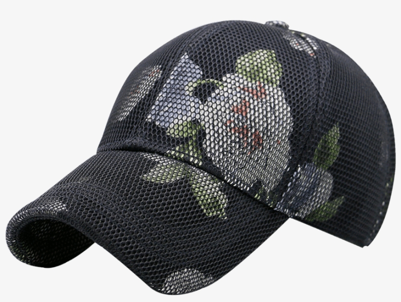 Gorra De Béisbol Floral Del Acoplamiento - Baseball Cap, transparent png