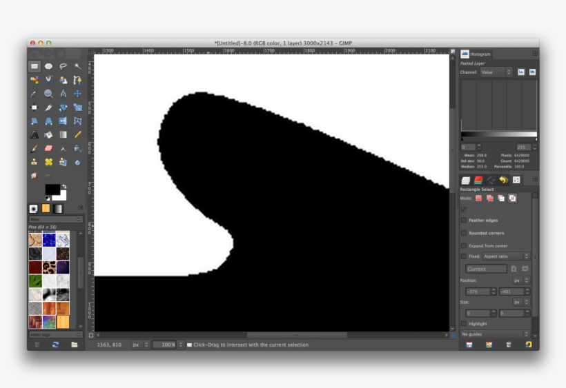 Los Clásicos Escalones Al Reescalar Una Imagen Pequeña - Gimp Vectorizar, transparent png