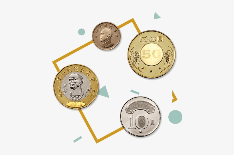 Of These, Nt$10, Nt$20, And Nt$50 Coins Have Security - Taiwan Nt 20 Coin, transparent png