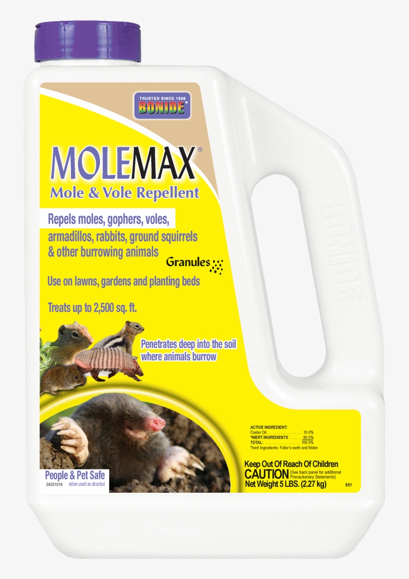 Molemax Mole & Vole Repellent - Bonide Molemax Mole And Vole Repellent, transparent png