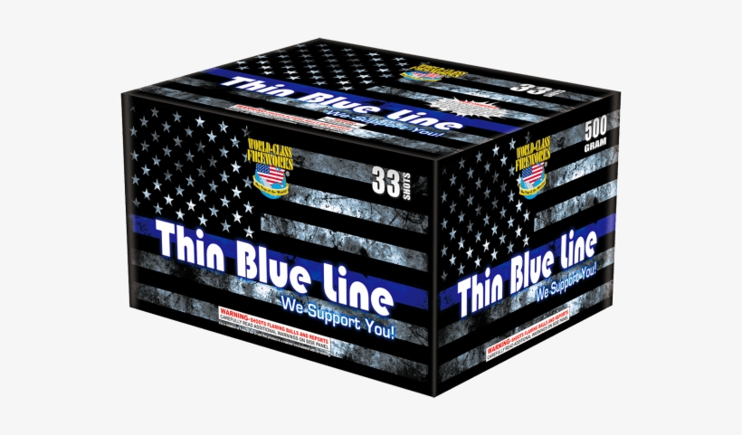 Thin Blue Line Firework, transparent png