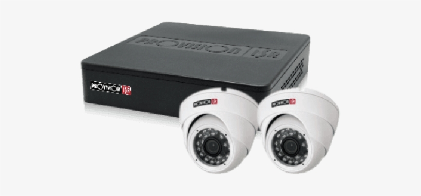 Camaras De Seguridad Provision Kit Dvr 4can 2 Cam Bala - Surveillance Camera, transparent png