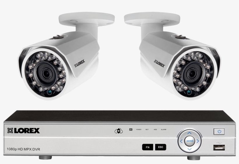 Detalles Acerca De Lorex Sistema De Seguridad Con 2 - Security System Cameras, transparent png