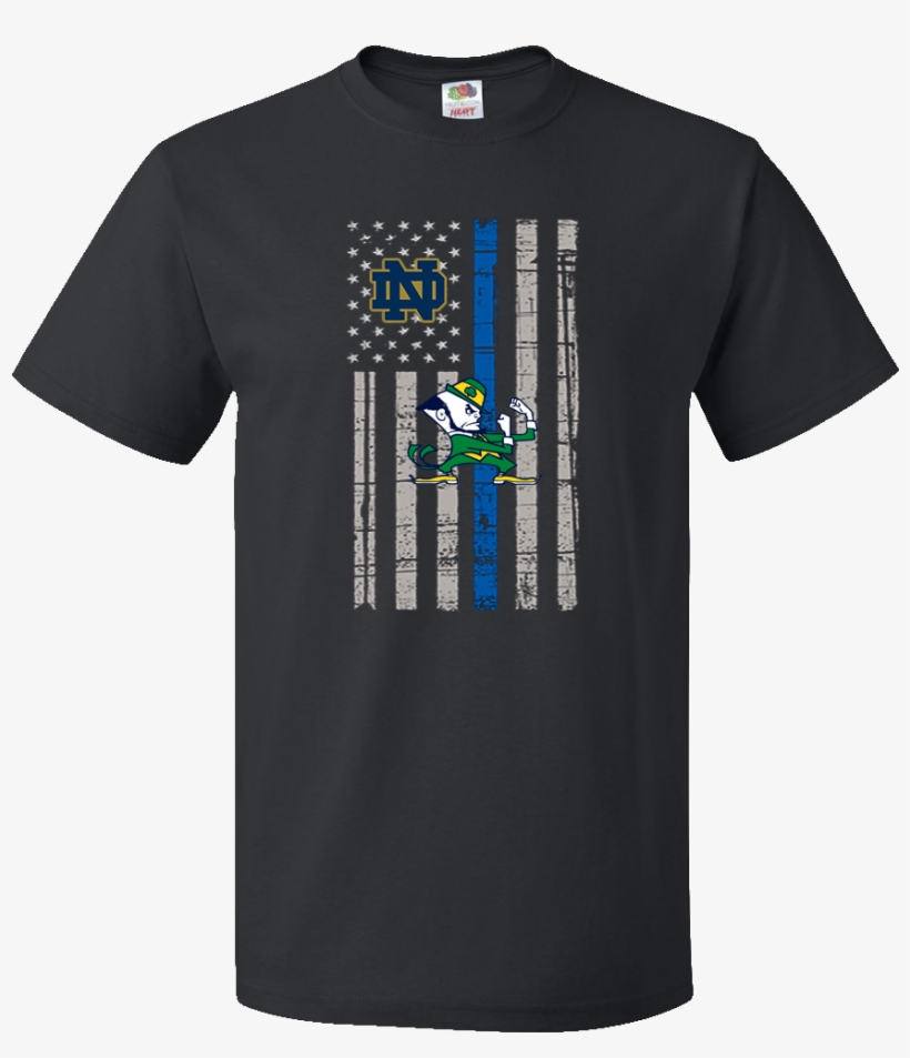 Nd Thin Blue Line - T-shirt, transparent png