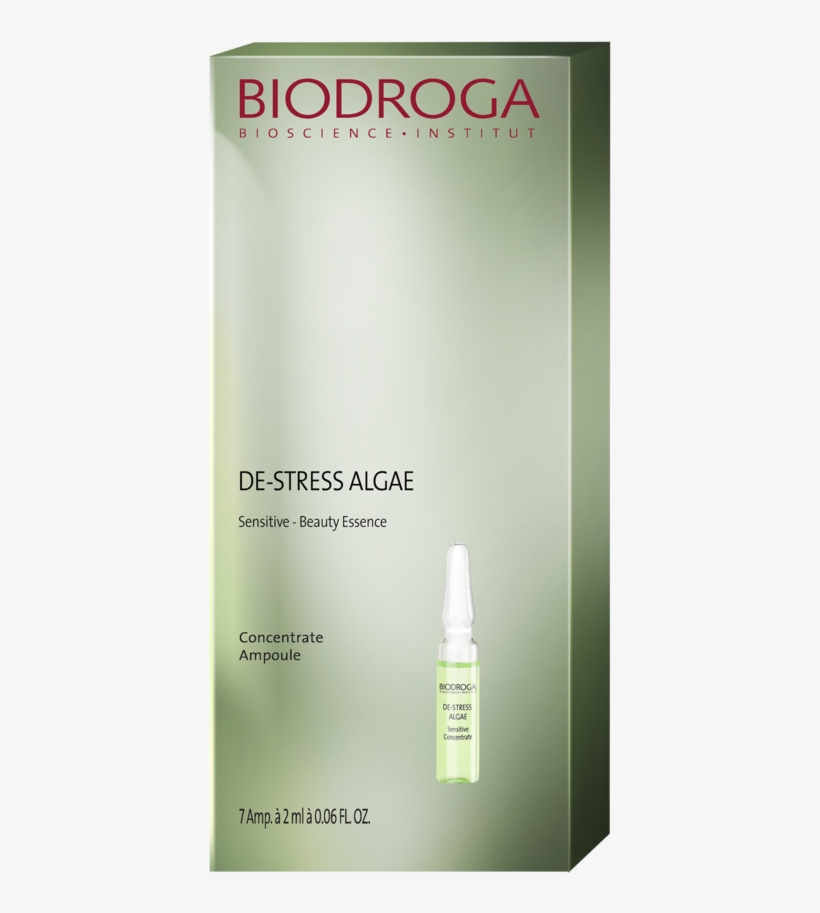 De-stress Algae Sensitive Concentrate - Biodroga, transparent png