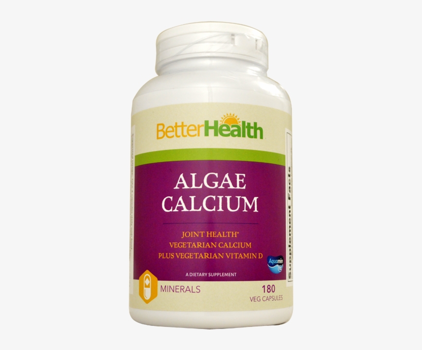 Better Health Algae Calcium Joint Health 180 Vcaps - Better Health Market, transparent png