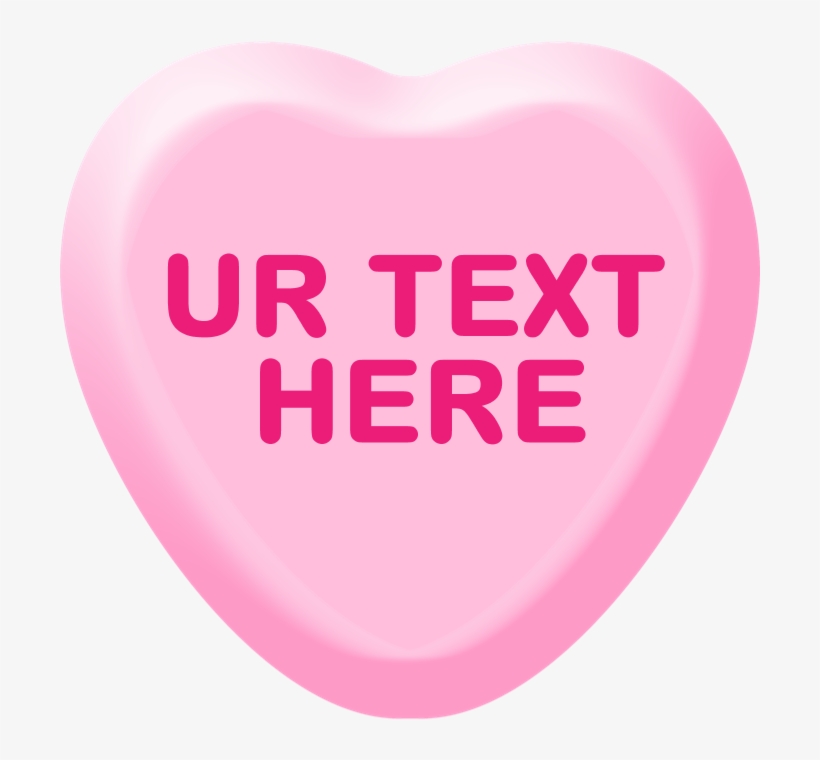 Banana Candy Heart Personalized Mousepad - Heart, transparent png