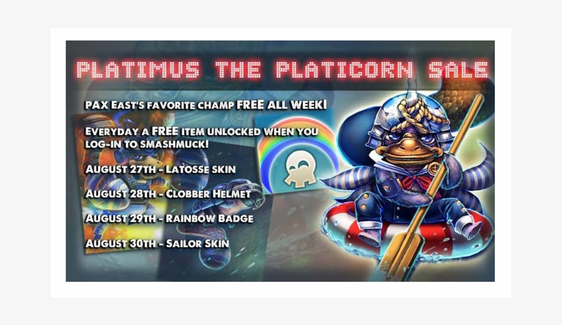 Platimus Sale Banner - Cartoon, transparent png