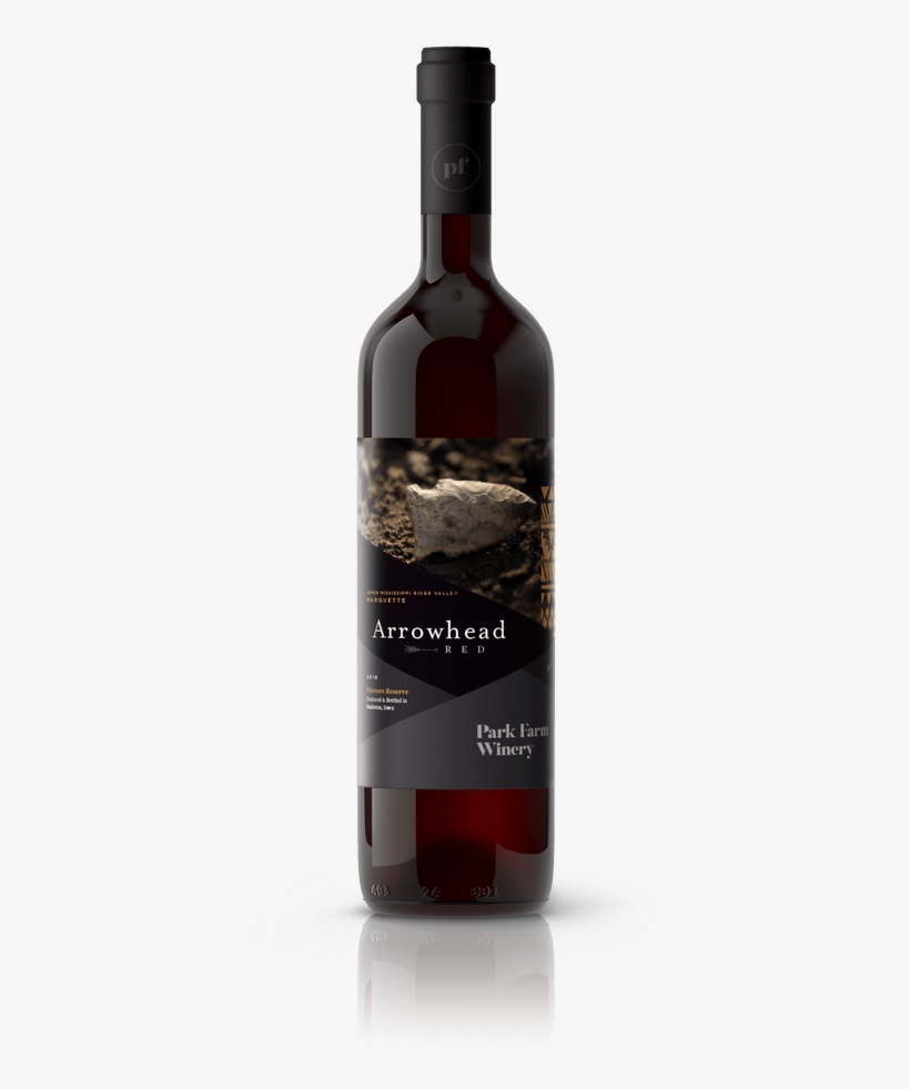 Arrowhead Red Image - Glass Bottle, transparent png