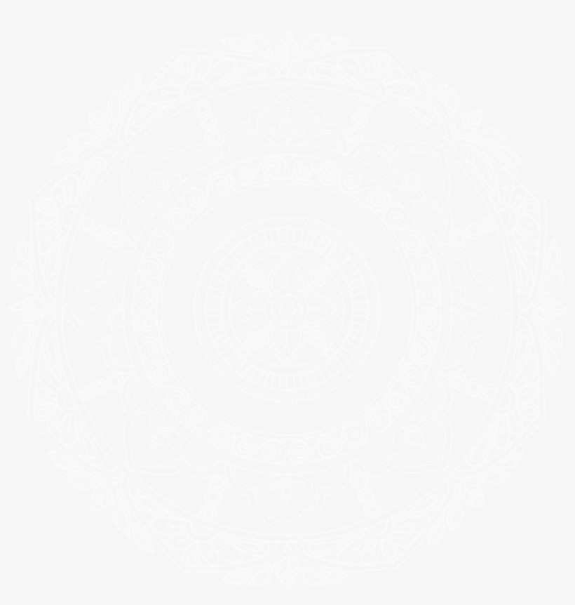 Mandala Sticker White Web 50%, transparent png