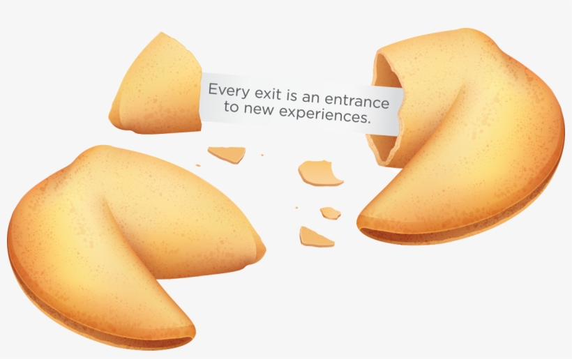 A Fortune Cookie With The Encouraging Message, "every - Fortune Cookie, transparent png