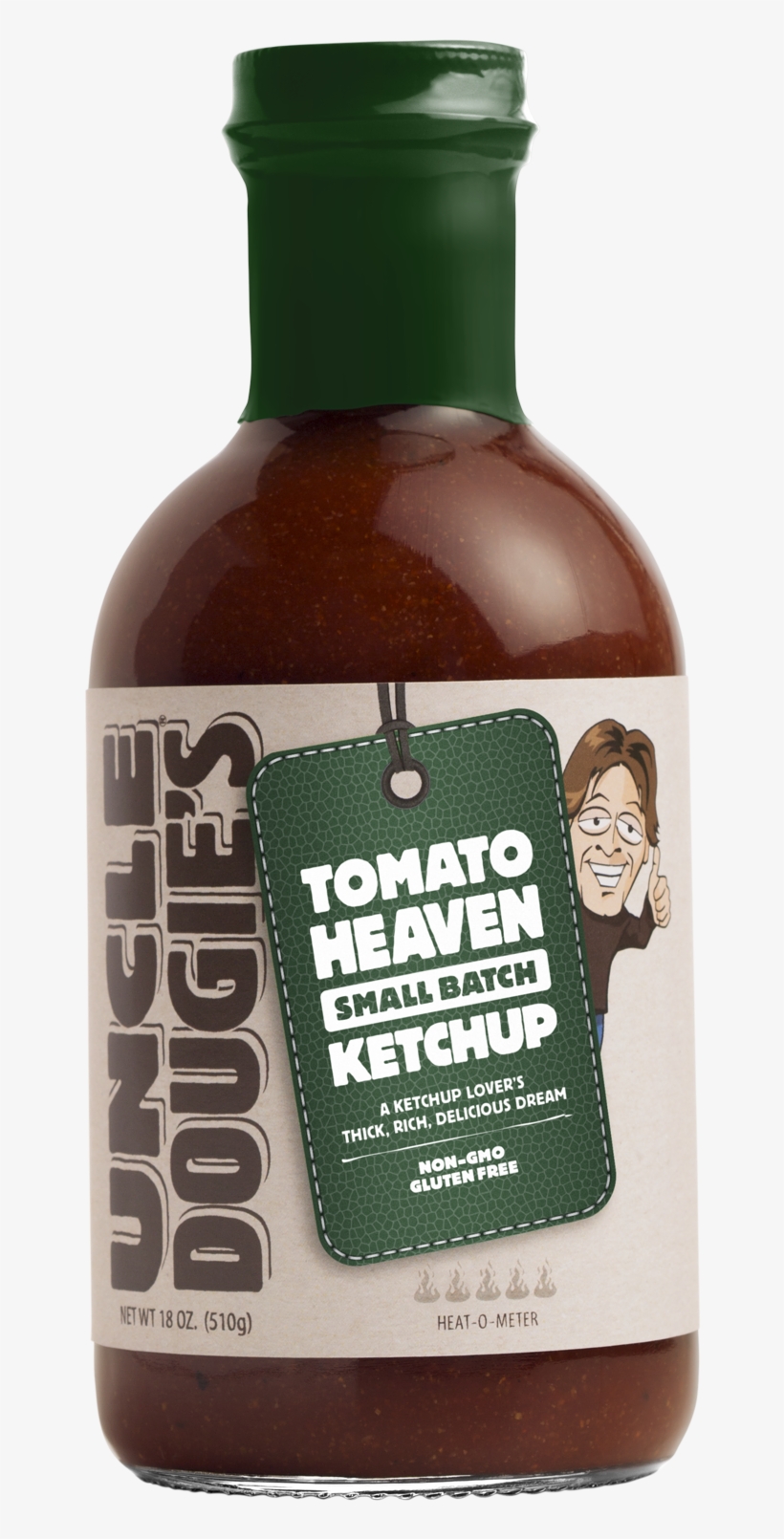 Tomato Heaven Ketchup - Glass Bottle, transparent png