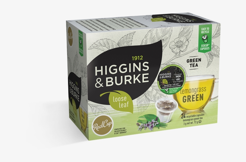 Lemongrass Green Loose Leaf Single Serve - Hot Chocolate Higgins And Burke, transparent png
