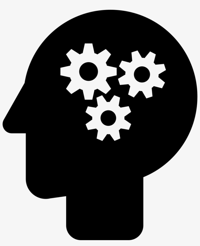 Nlp Sign Of Gears In Bald Male Head Comments - Nlp Icon, transparent png