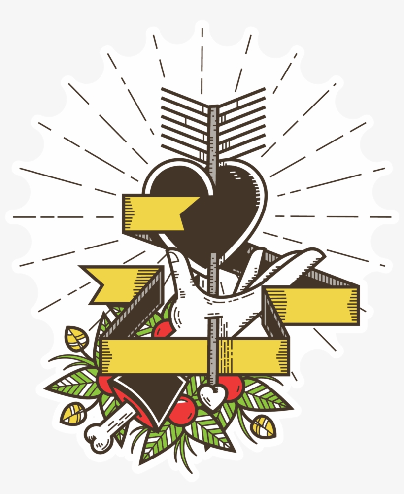 "from The Heart" On Cottonbureau - Heart Travel Mug, transparent png