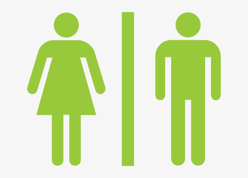 Woman, Man, Pictogram, Seperate, Male, Female, Restroom - Mens Room Ladies Room, transparent png