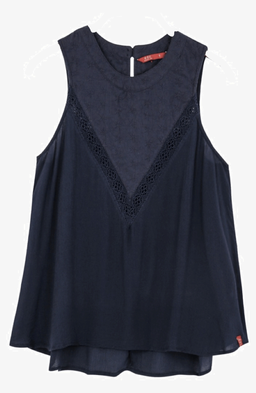 Blusa Azul Cuello Redondo - Little Black Dress, transparent png