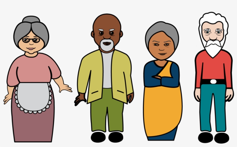 Working With Their Community Managers, We Will Be Able - Old People Working Together Transparent, transparent png