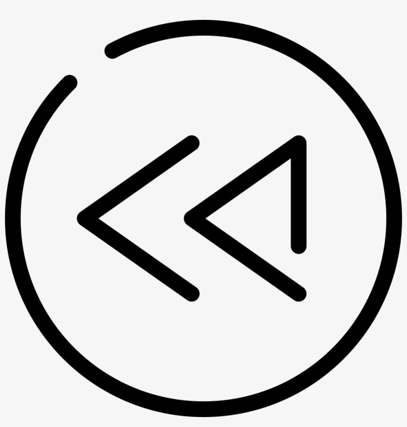 Rewind Round Button Comments - Icon Cancel, transparent png