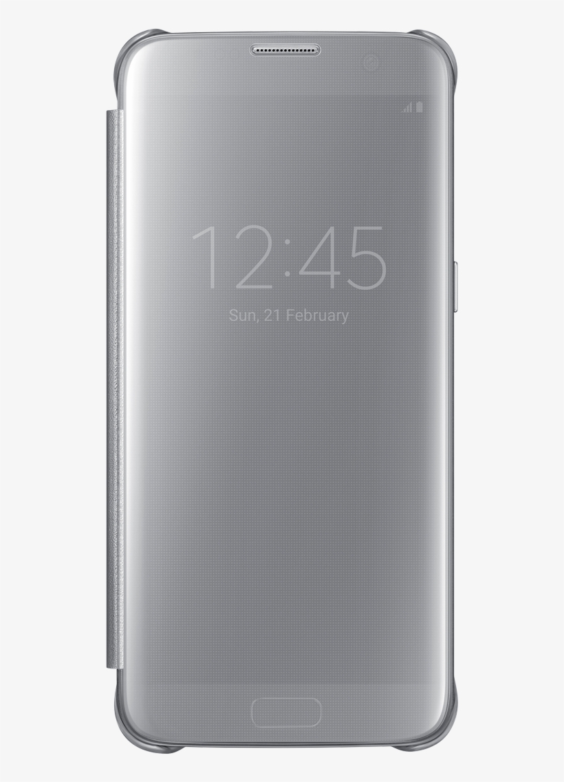 Samsung Galaxy S7 Edge Clear View Samsung Case - کاور اصلی S7 Edge, transparent png