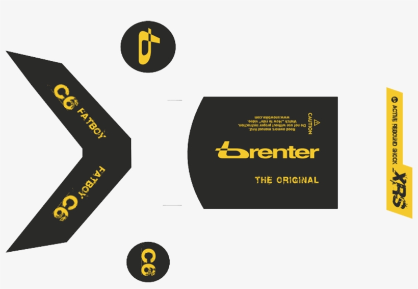 Brenter Snowbike Sticker C6 - Parallel, transparent png