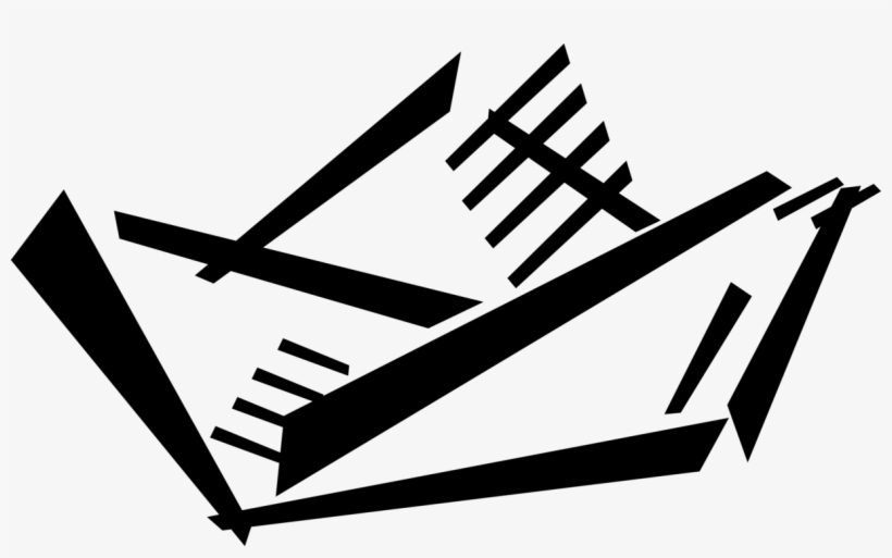 Vector Illustration Of Origami Paper Boat Toy, transparent png