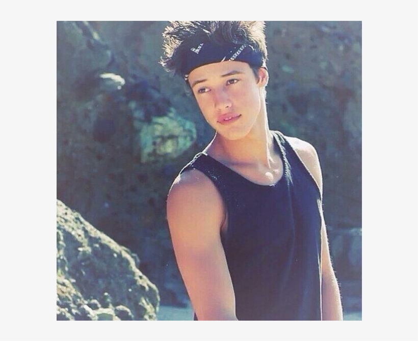 Cameron Dallas Bandana On The Hunt Png Cameron Dallas - Cameron Dallas With Bandana, transparent png