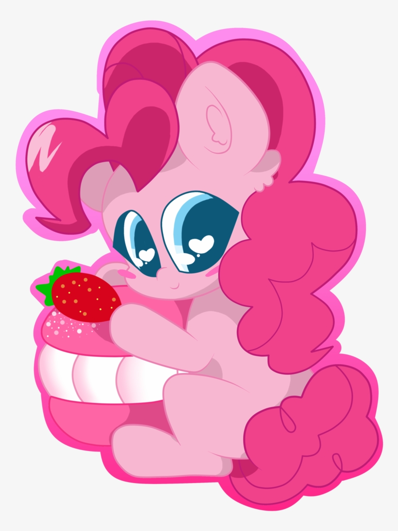 Kittyrosie, Chibi, Earth Pony, Female, Food, Heart - Illustration, transparent png