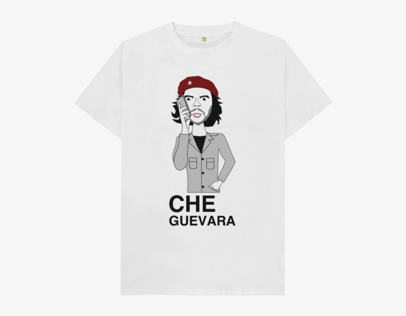 White Che Guevara With Cell Phone - Ralph Lauren Teddy Bear T Shirt, transparent png