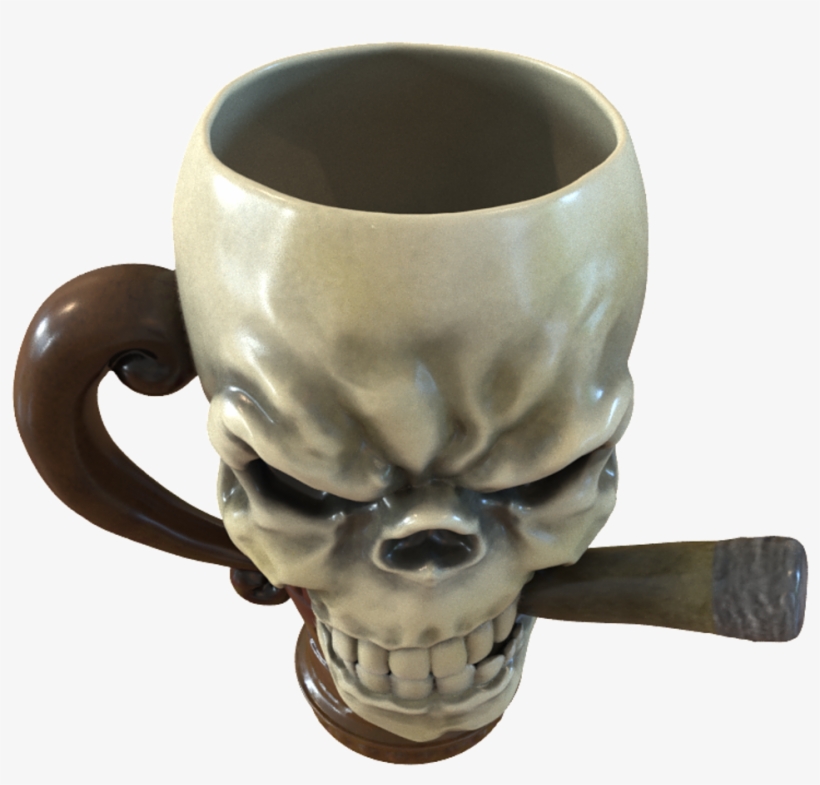 3d Skull Png, transparent png