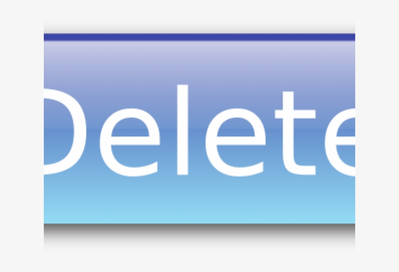 Delete Button Clipart Share - Graphic Design, transparent png
