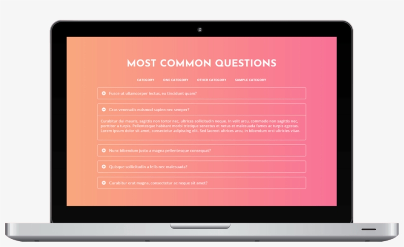 Illustrative Image Of The No Boss Frequently Asked - Led-backlit Lcd Display, transparent png